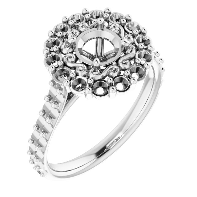 Halo-Style Engagement Ring