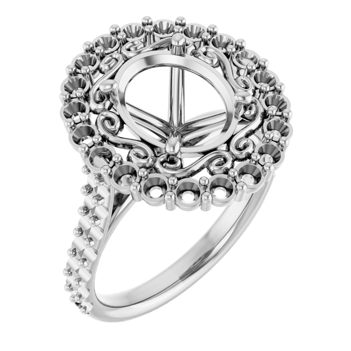 Halo-Style Engagement Ring
