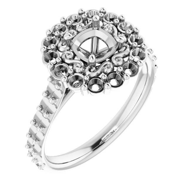 Halo-Style Engagement Ring