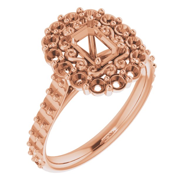 Halo-Style Engagement Ring