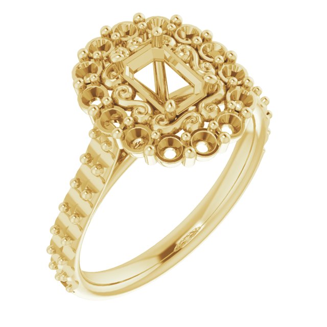 Halo-Style Engagement Ring