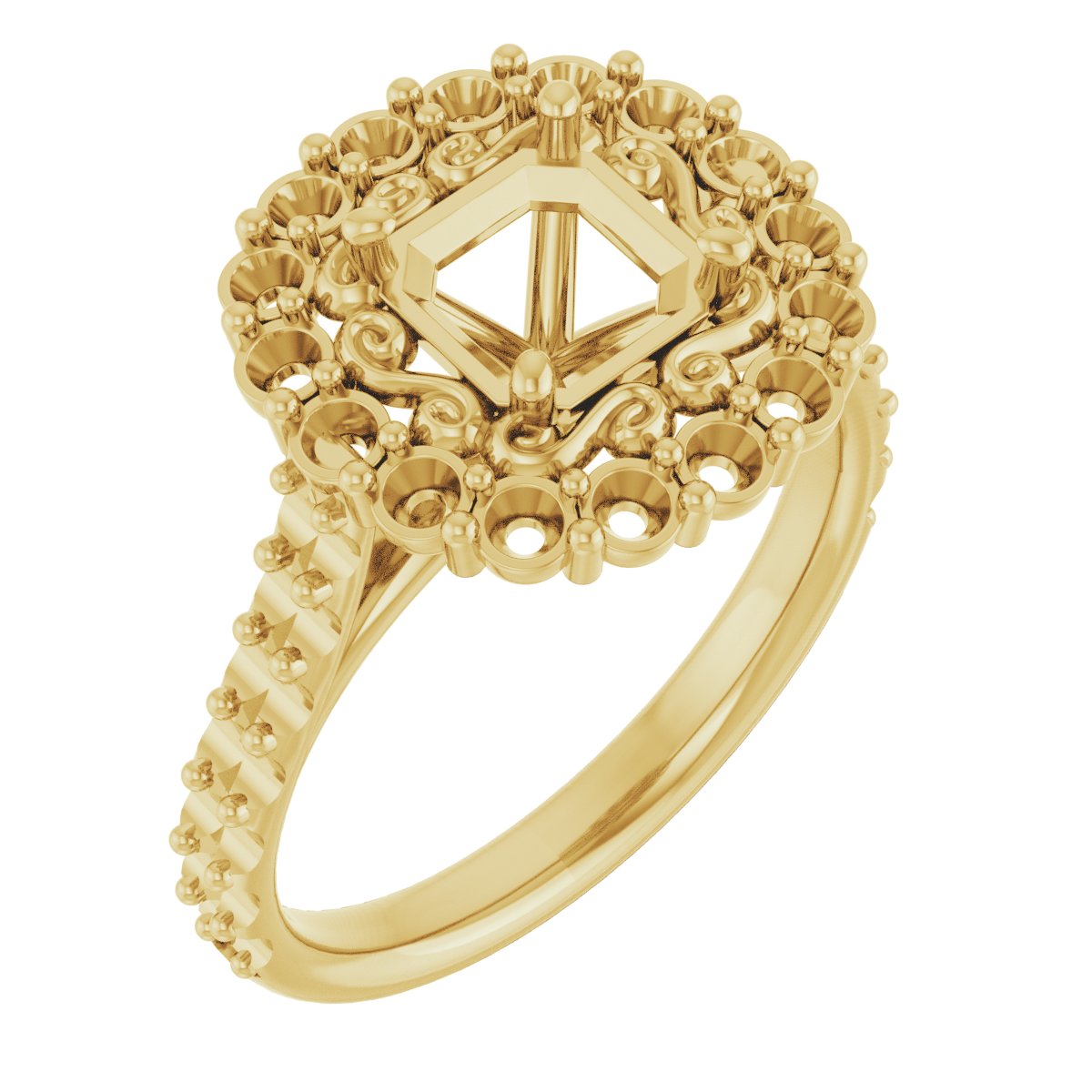 Halo-Style Engagement Ring