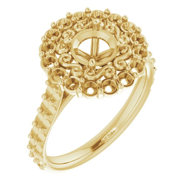 Halo-Style Engagement Ring