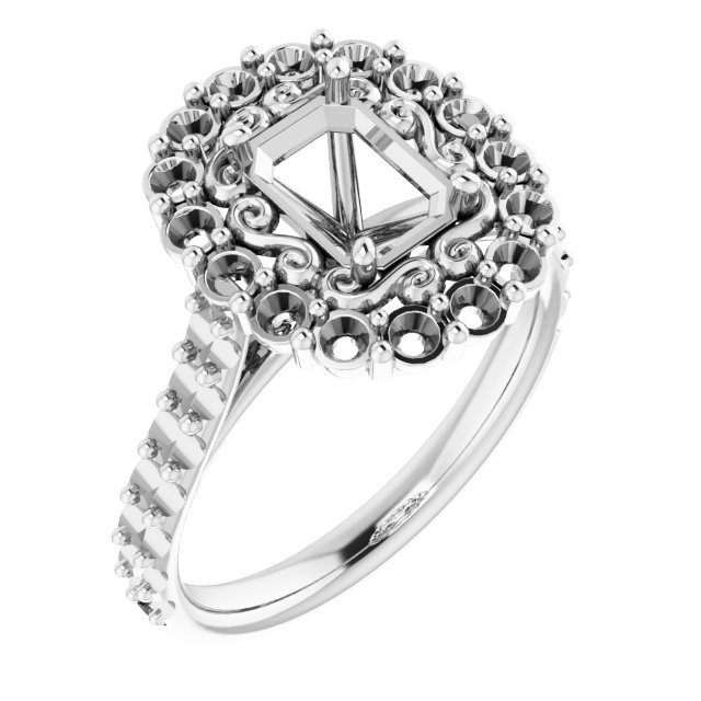 Halo-Style Engagement Ring