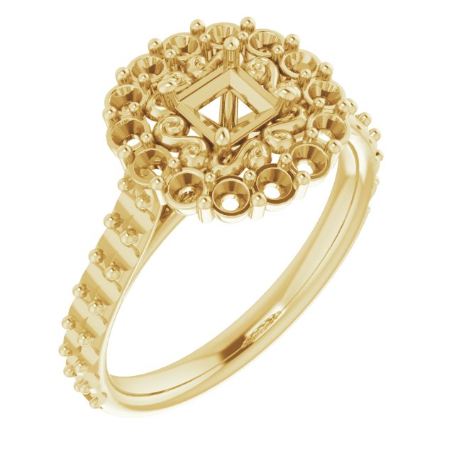Halo-Style Engagement Ring
