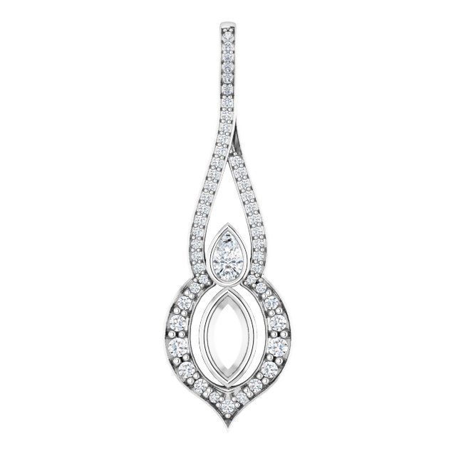 14k White Gold