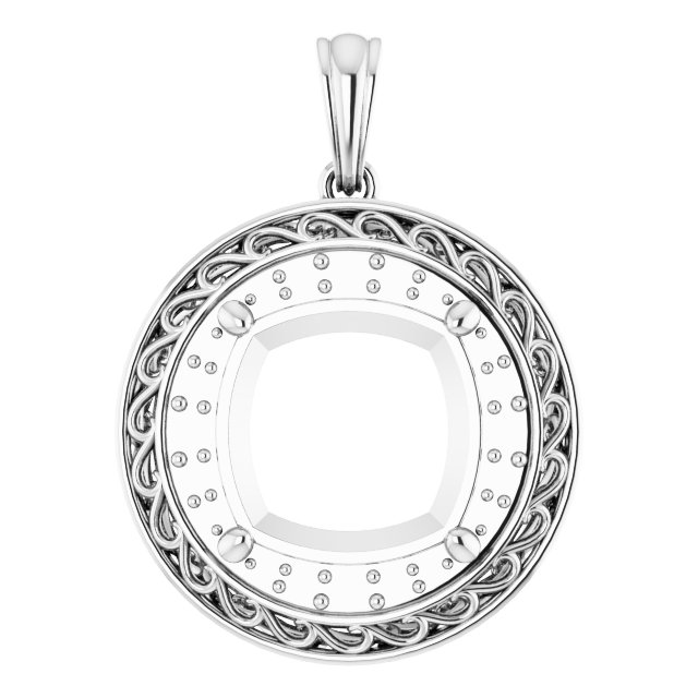 Halo-Style Pendant