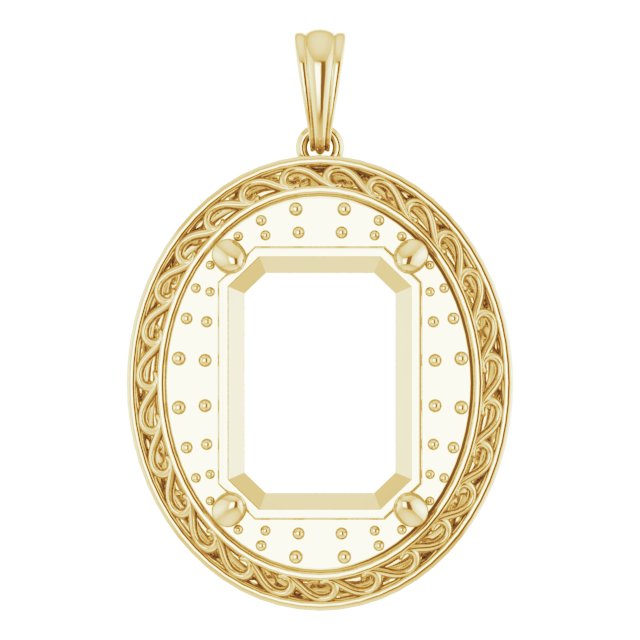 Halo-Style Pendant