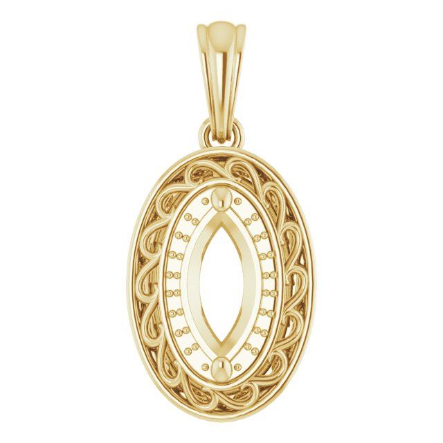 14k Yellow Gold