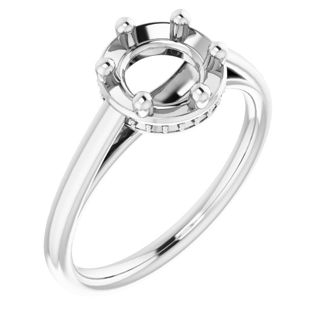 Hidden Halo-Style Ring