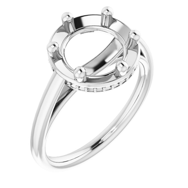 Hidden Halo-Style Ring