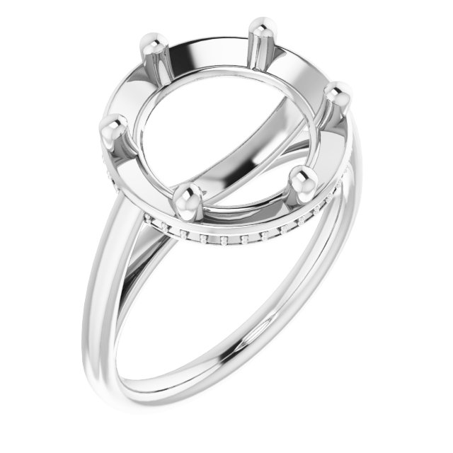 Hidden Halo-Style Ring