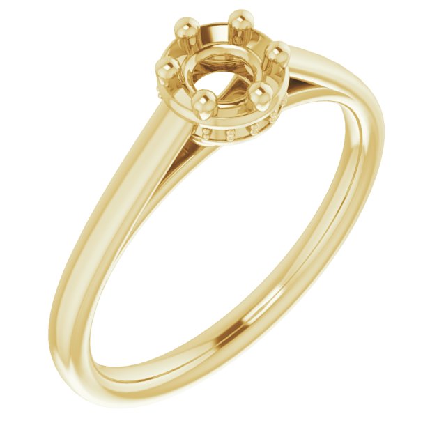 Hidden Halo-Style Ring