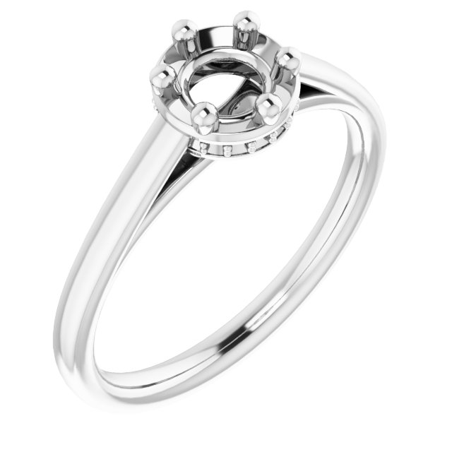 Hidden Halo-Style Ring
