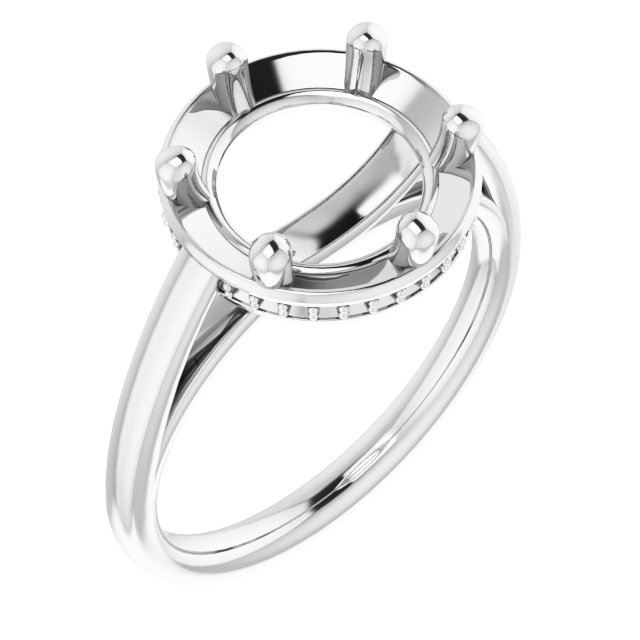 Hidden Halo-Style Ring