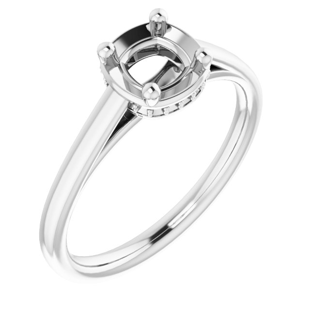 Hidden Halo-Style Ring