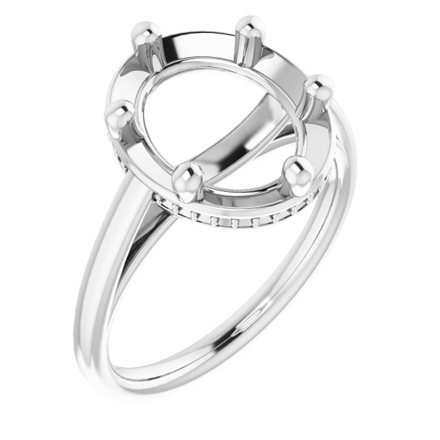 Hidden Halo-Style Ring