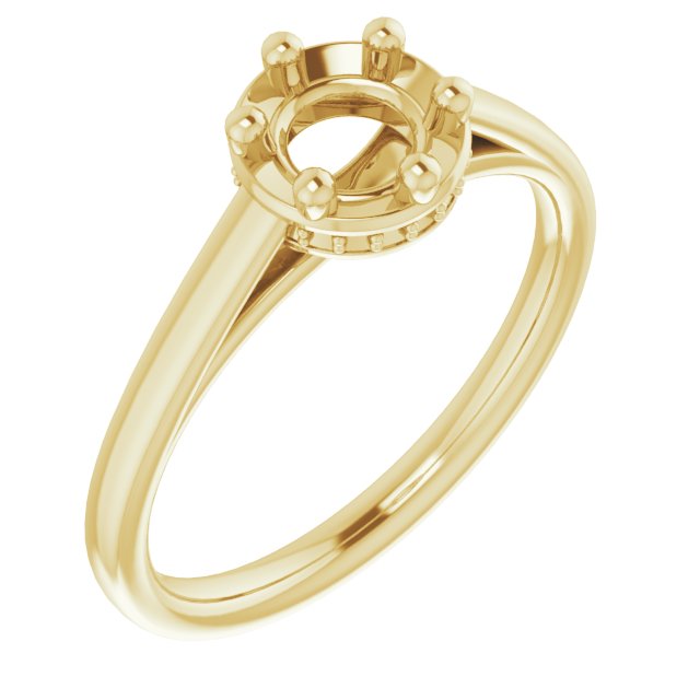 Hidden Halo-Style Ring