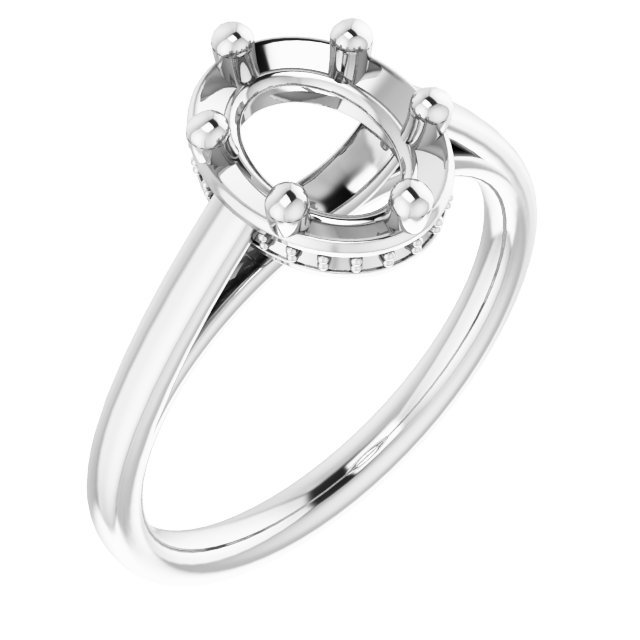 Hidden Halo-Style Ring