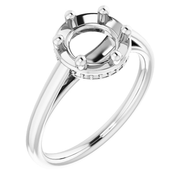 Hidden Halo-Style Ring