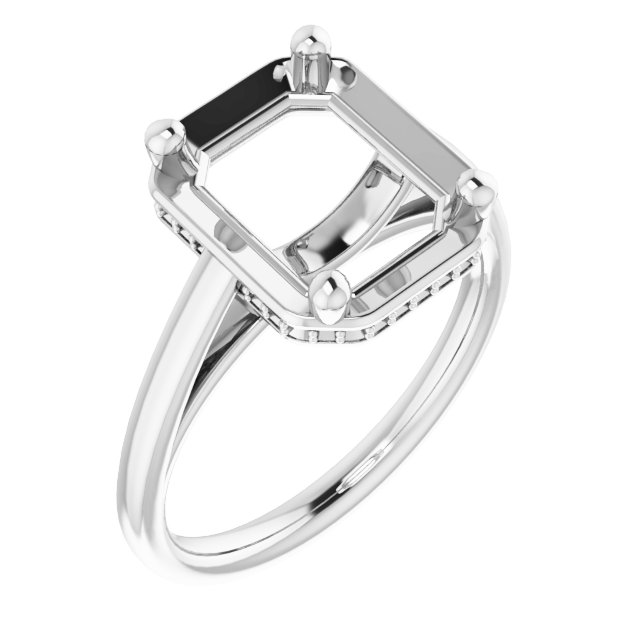 Hidden Halo-Style Ring
