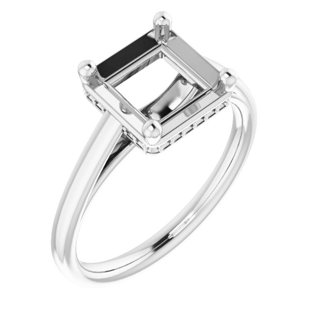 Hidden Halo-Style Ring
