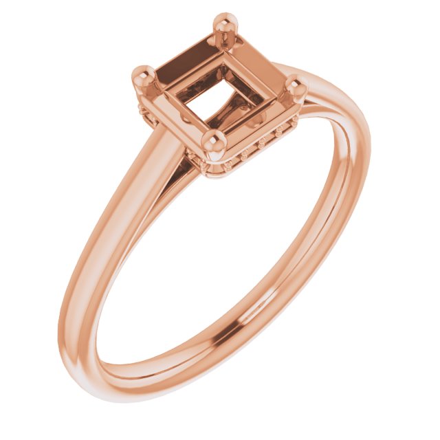 Hidden Halo-Style Ring