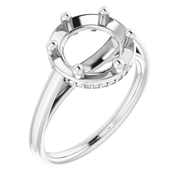 Hidden Halo-Style Ring