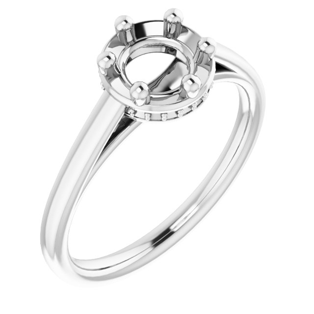 Hidden Halo-Style Ring