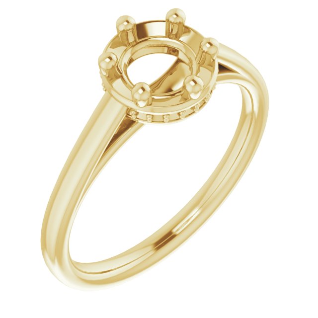 Hidden Halo-Style Ring
