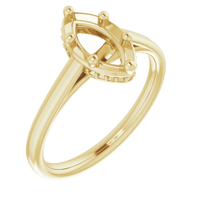 Hidden Halo-Style Ring
