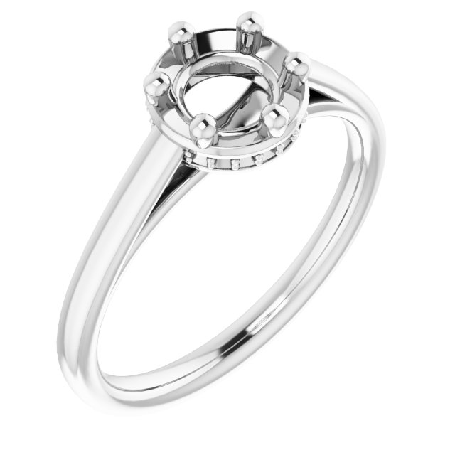 Hidden Halo-Style Ring