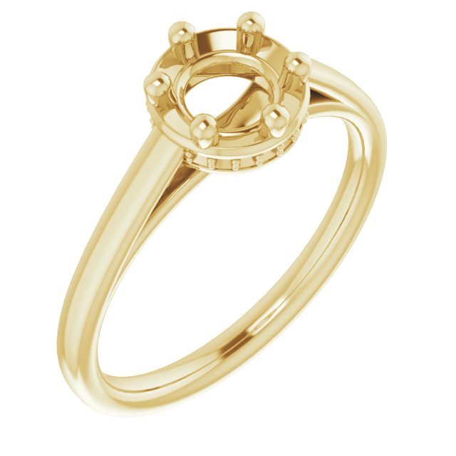 Hidden Halo-Style Ring