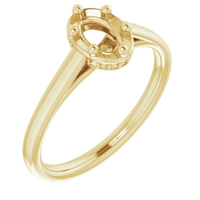 Hidden Halo-Style Ring