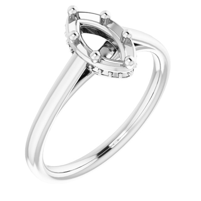 Hidden Halo-Style Ring
