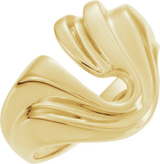 14K Yellow Freeform Ring