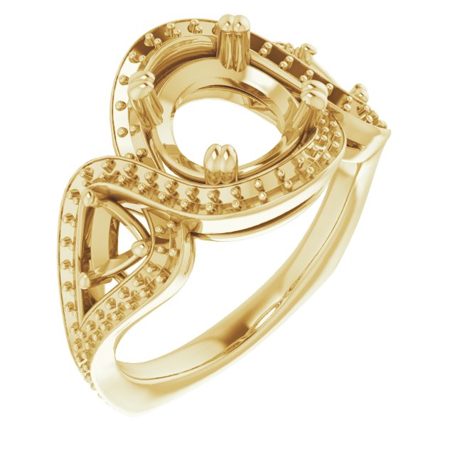 Criss-Cross Halo-Style Ring