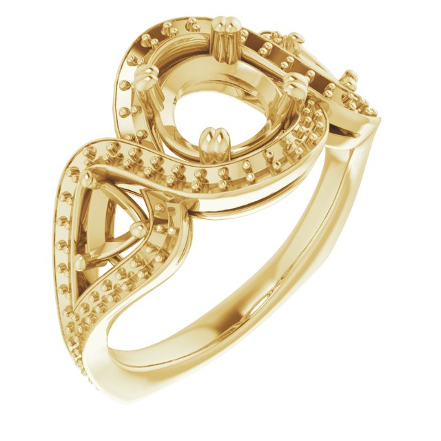 Criss-Cross Halo-Style Ring