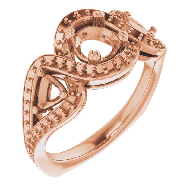 Criss-Cross Halo-Style Ring