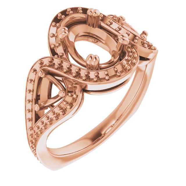 Criss-Cross Halo-Style Ring