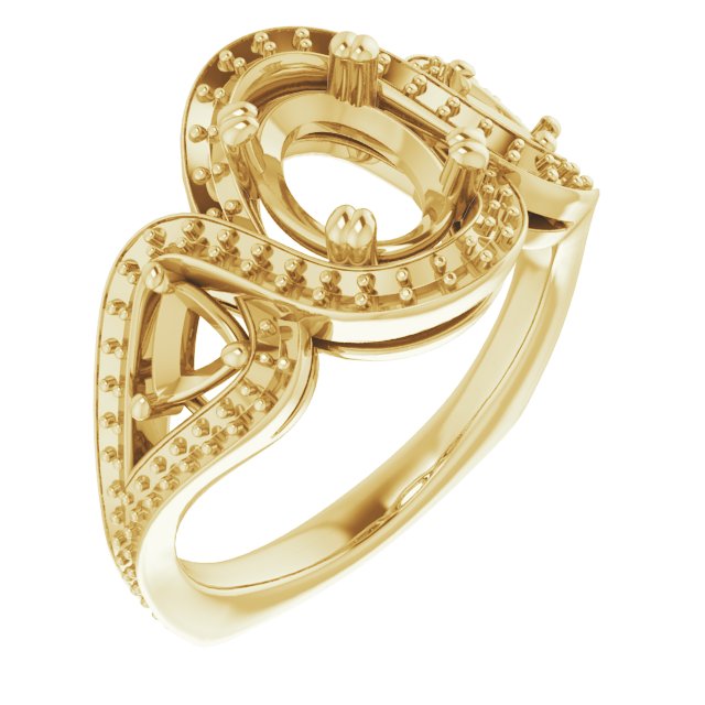 Criss-Cross Halo-Style Ring