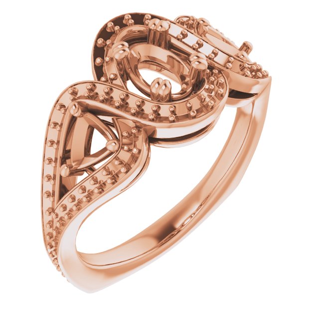 Criss-Cross Halo-Style Ring
