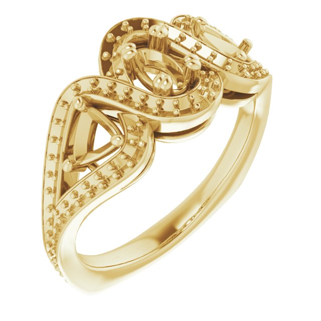Criss-Cross Halo-Style Ring