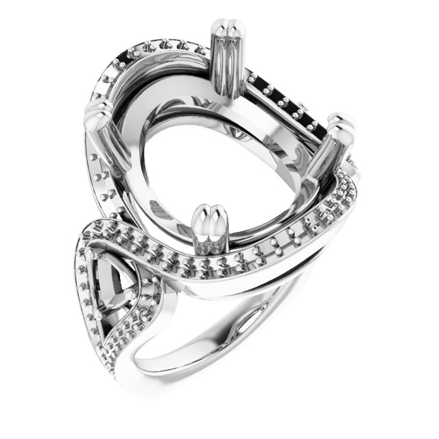 Criss-Cross Halo-Style Ring