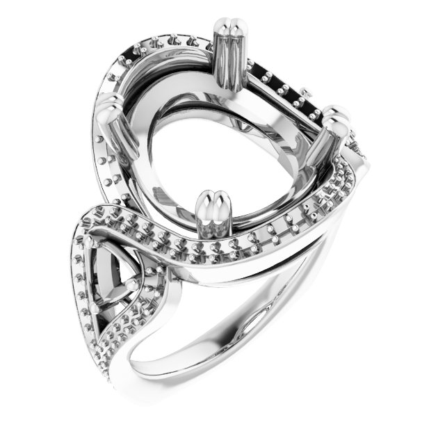 Criss-Cross Halo-Style Ring