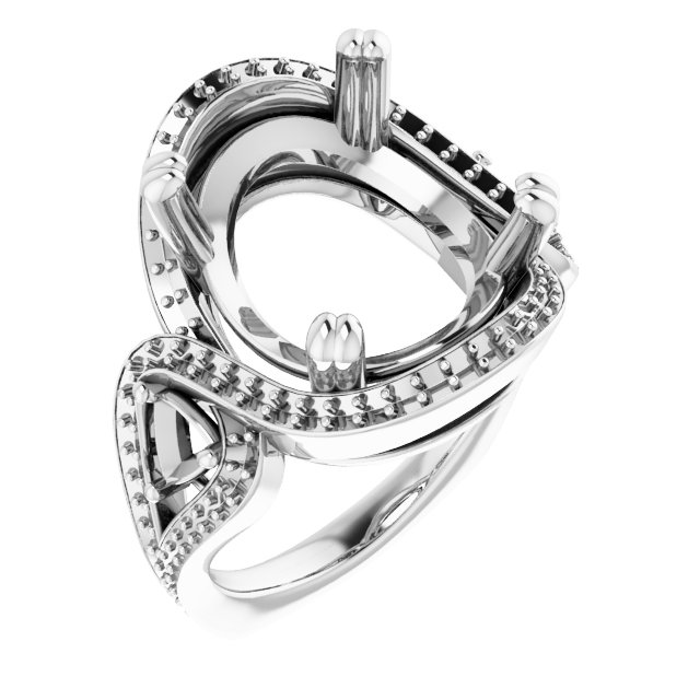 Criss-Cross Halo-Style Ring