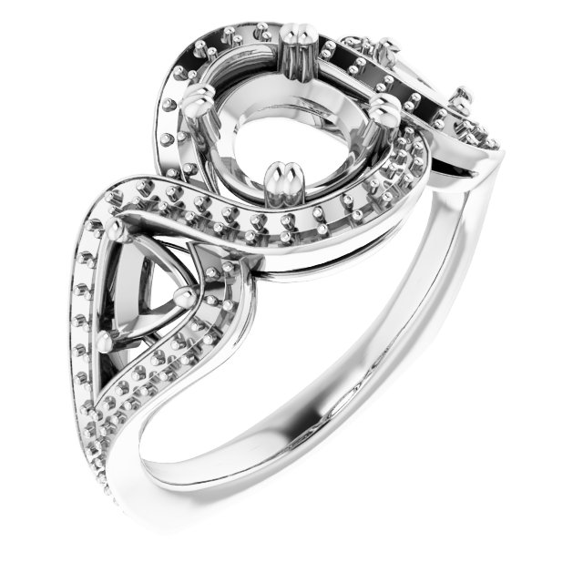 Criss-Cross Halo-Style Ring