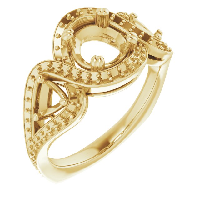 Criss-Cross Halo-Style Ring