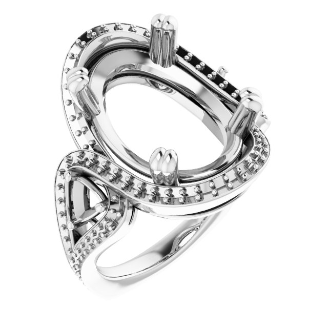 Criss-Cross Halo-Style Ring