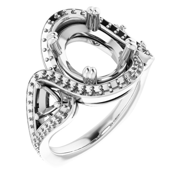 Criss-Cross Halo-Style Ring